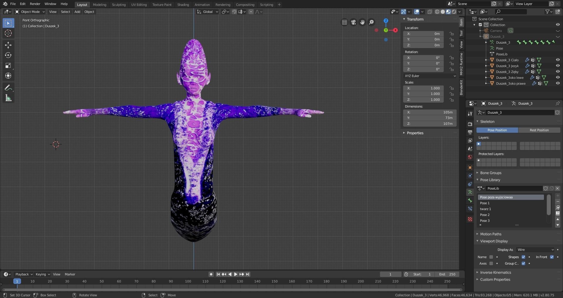 Water Ghost - Sea Low-poly 3D model_11