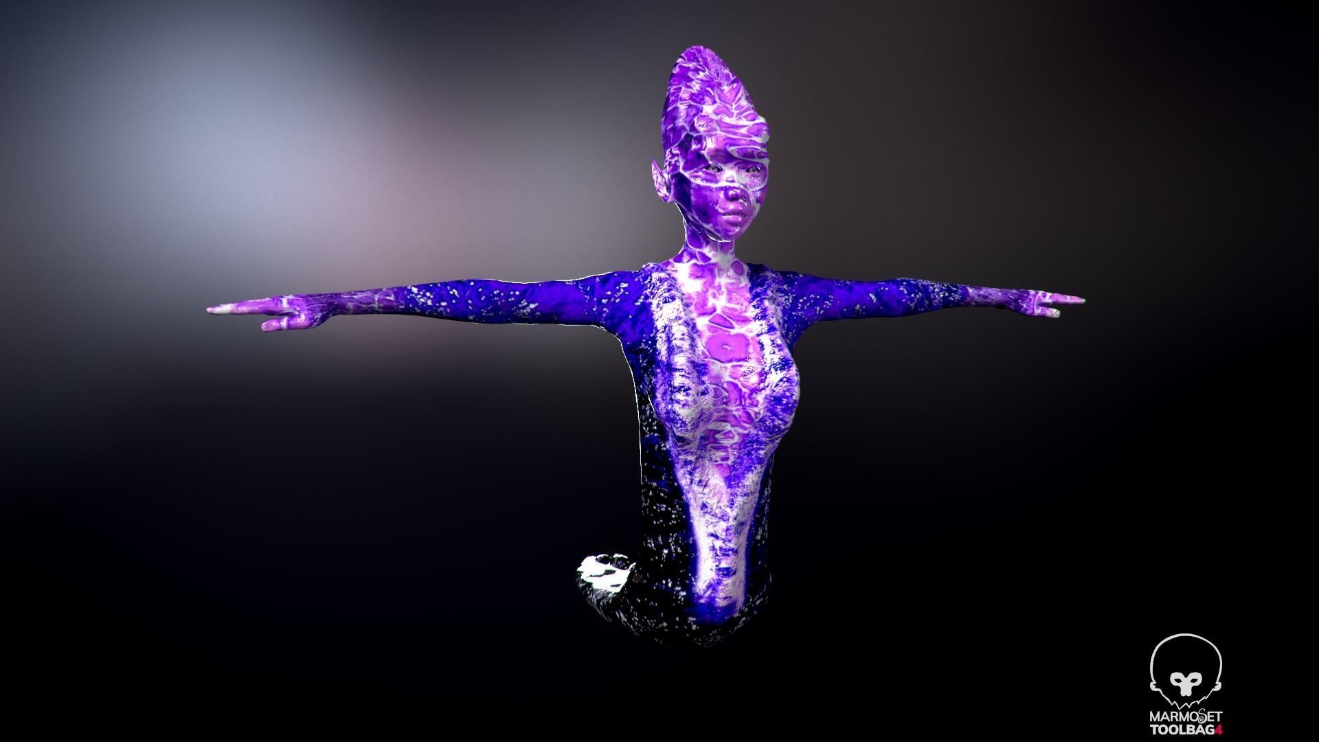 Water Ghost - Sea Low-poly 3D model_9