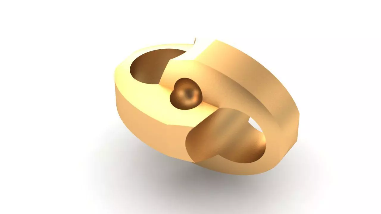 Eslabon para cadenas chain link E2016-64 3D print model_0