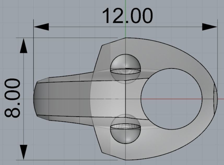 Eslabon para cadenas chain link E2016-64 3D print model_4