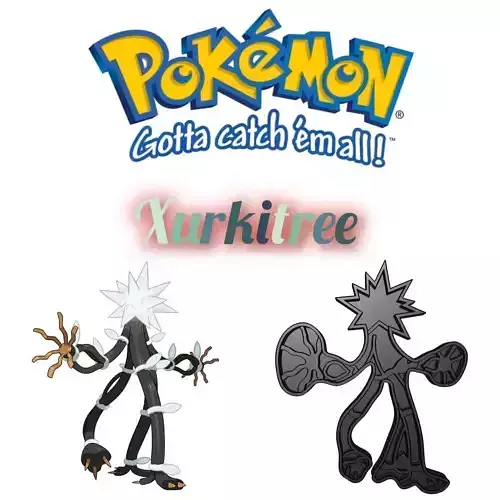 Amazing Pokemon Xurkitree Cookie Cutter Stamp Cake Decorating  3D model