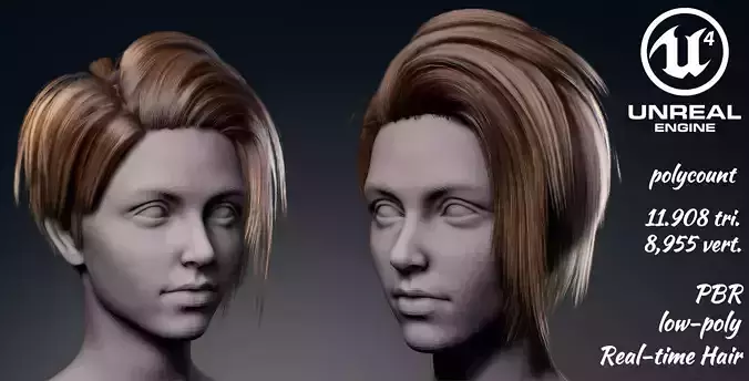 Game Female Hair Style Woman 1