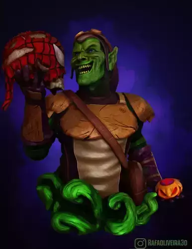 Green Goblin Bust 3D print model