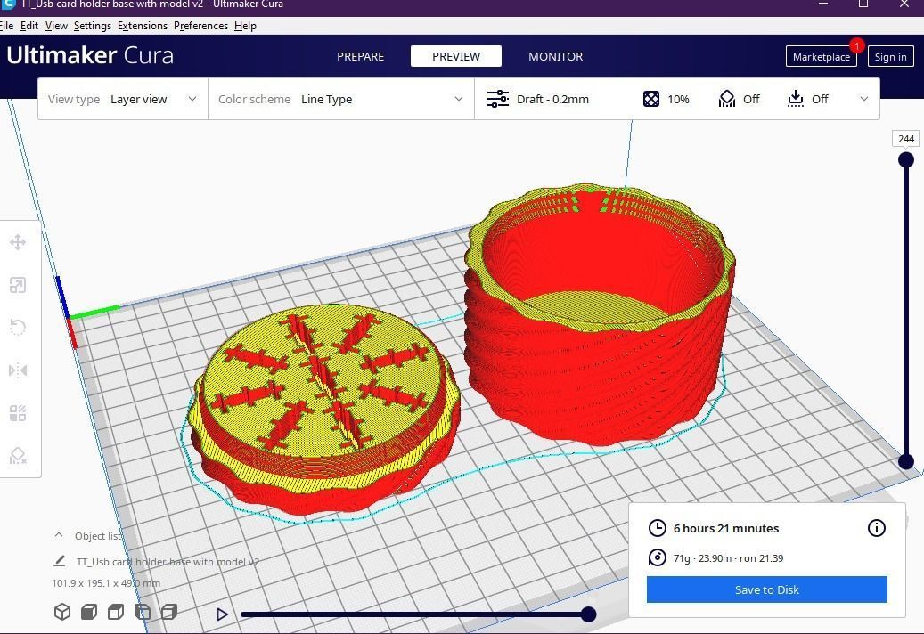 Usb and SD card holder  3D print model_15