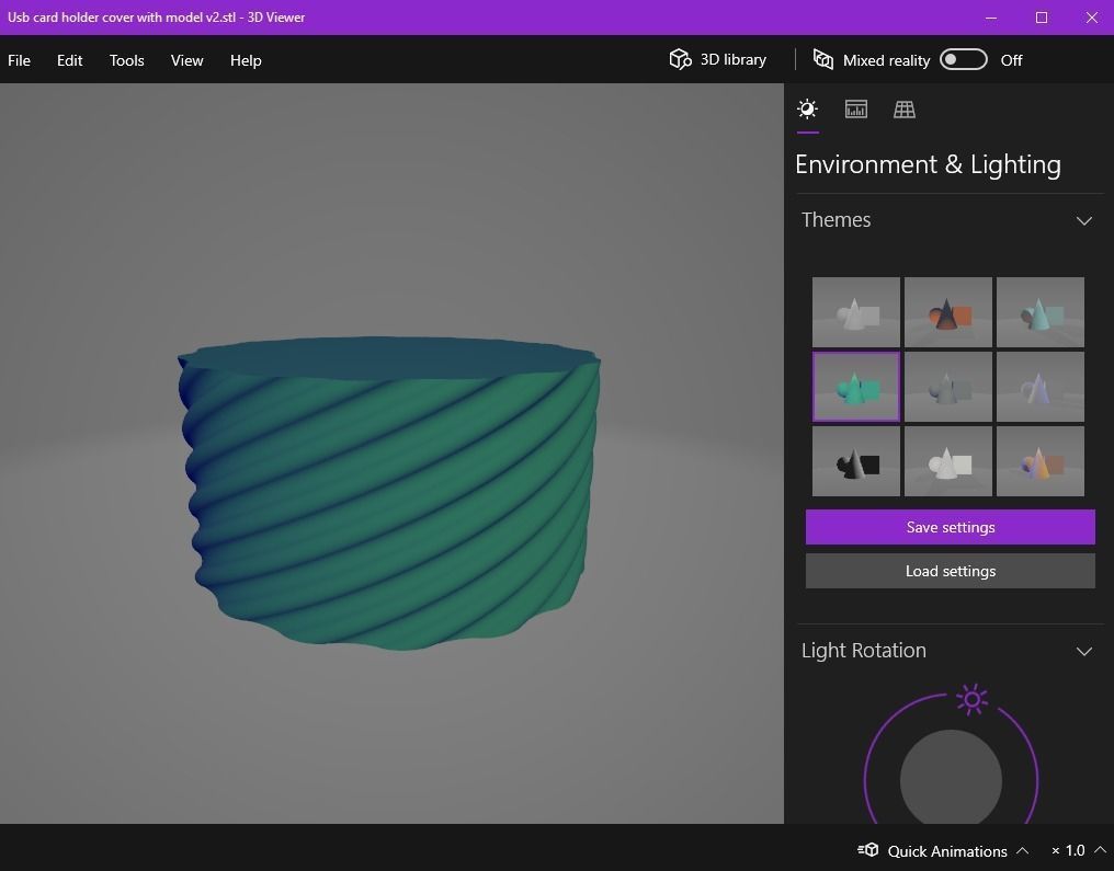 Usb and SD card holder  3D print model_17