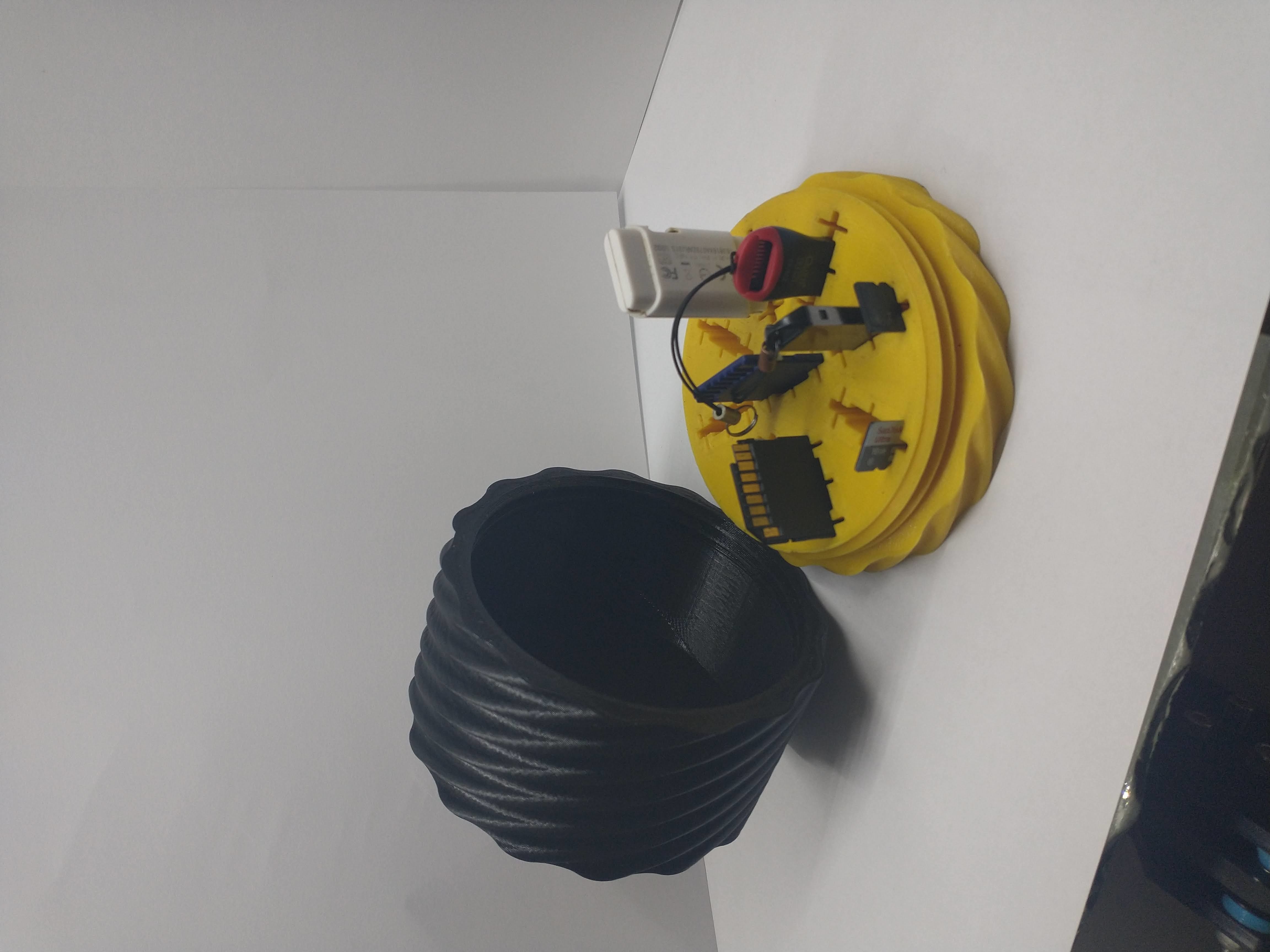 Usb and SD card holder  3D print model_7