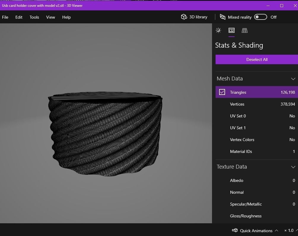 Usb and SD card holder  3D print model_18