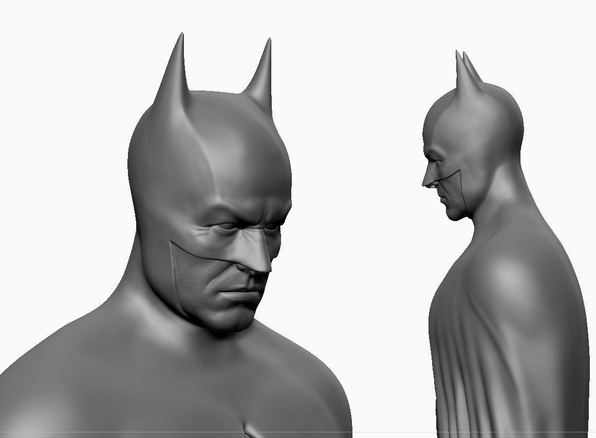 Batman Bust 3D print model_5
