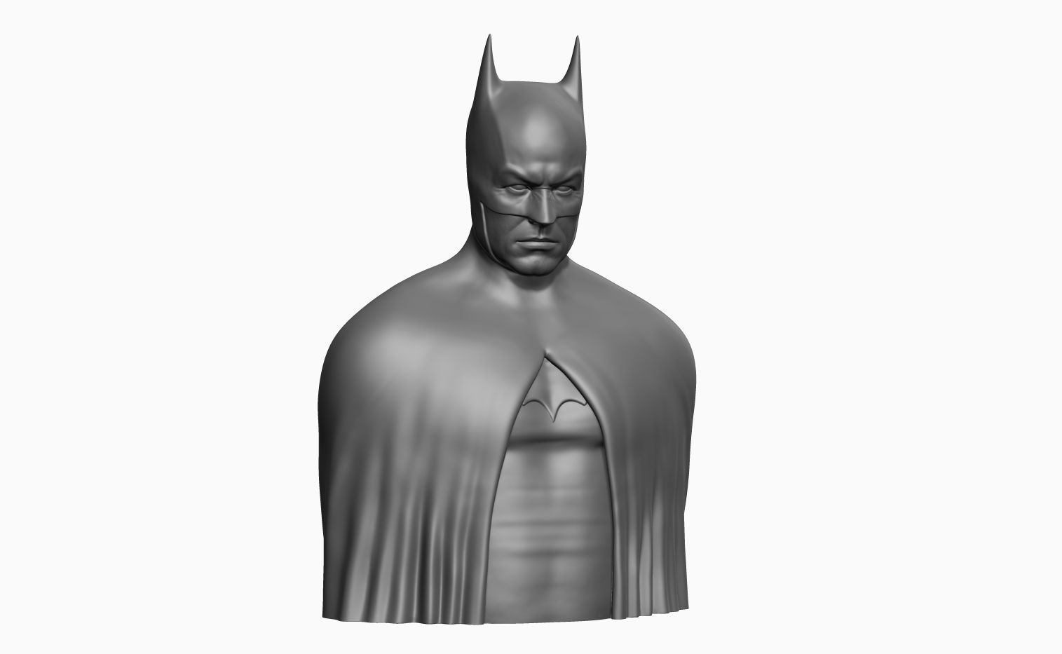 Batman Bust 3D print model_7