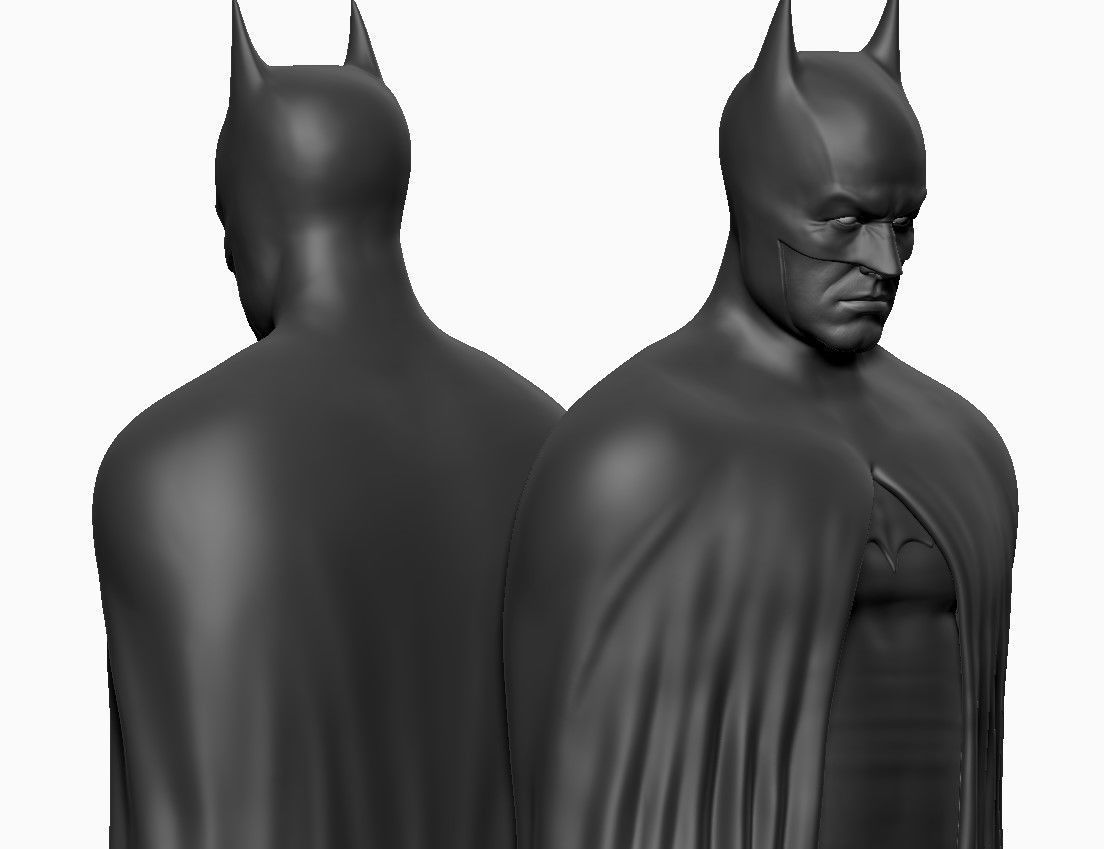 Batman Bust 3D print model_10