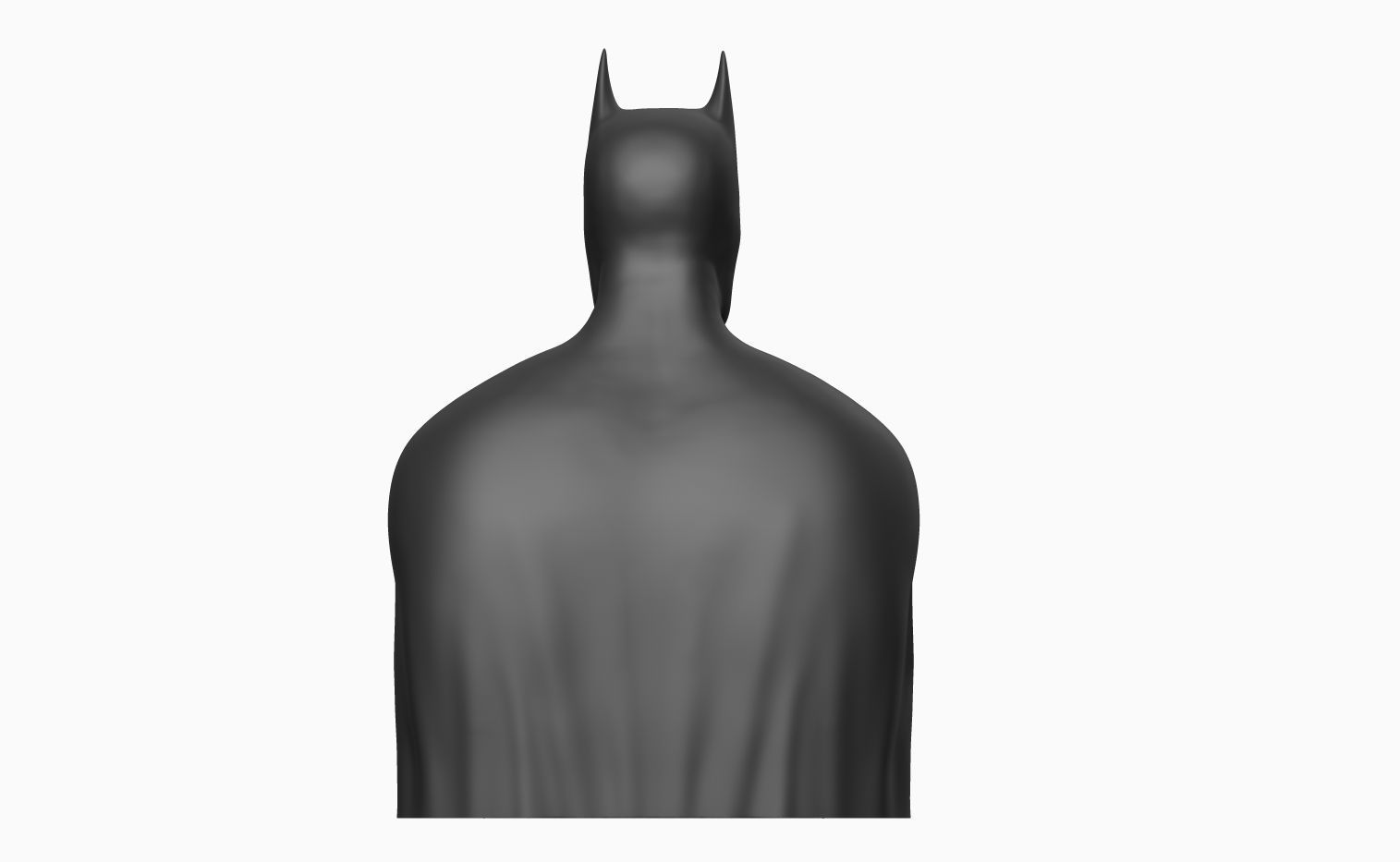 Batman Bust 3D print model_9