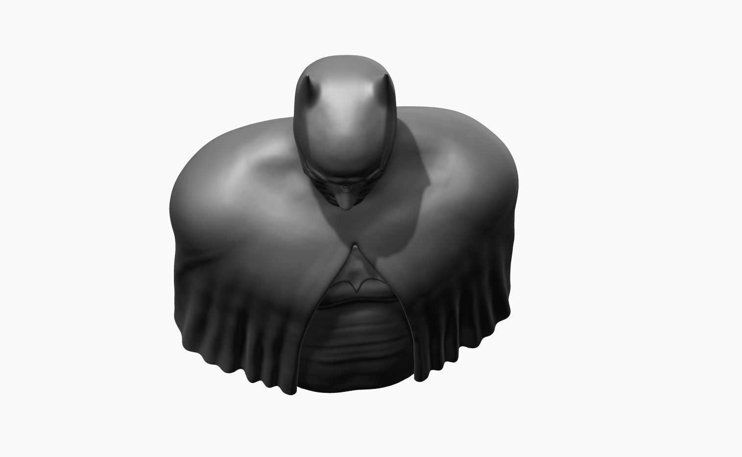 Batman Bust 3D print model_16