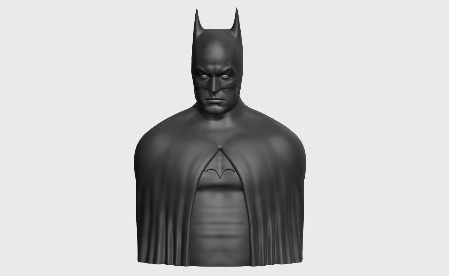 Batman Bust 3D print model_1