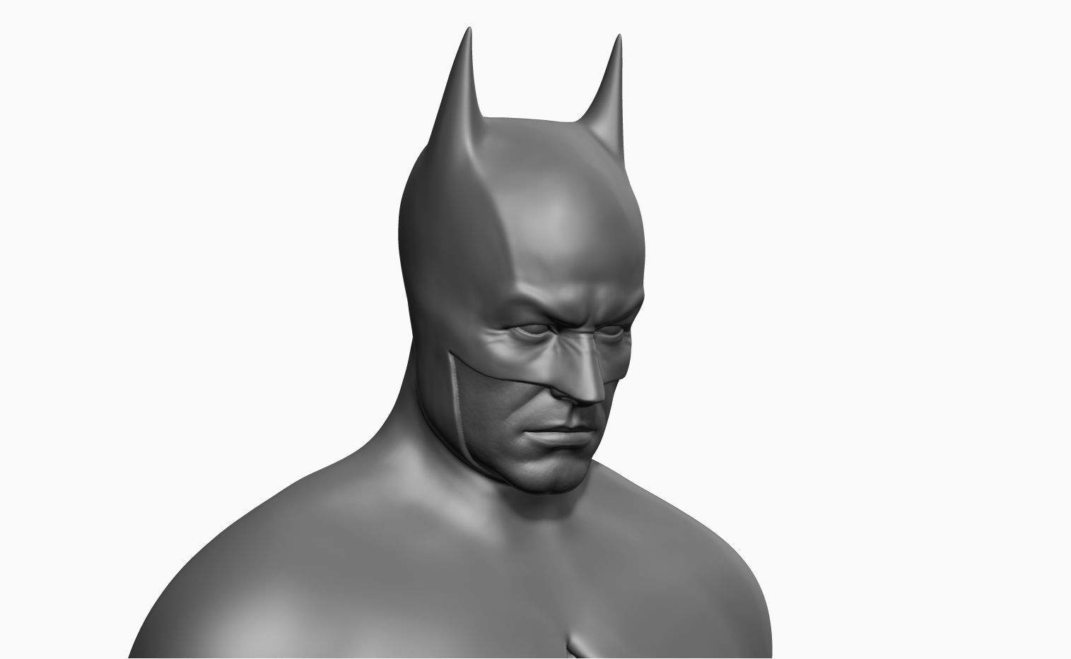 Batman Bust 3D print model_6
