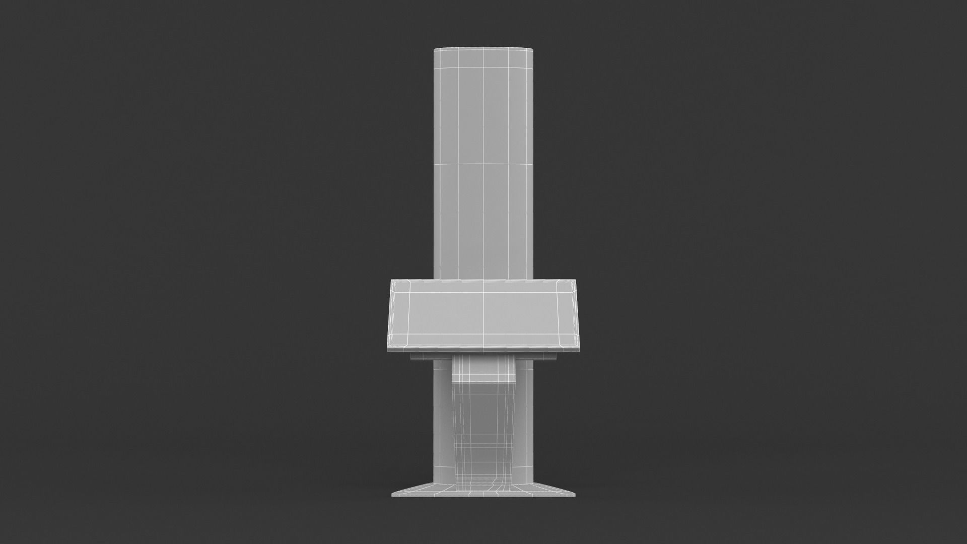 Information Kiosk 3D model_7