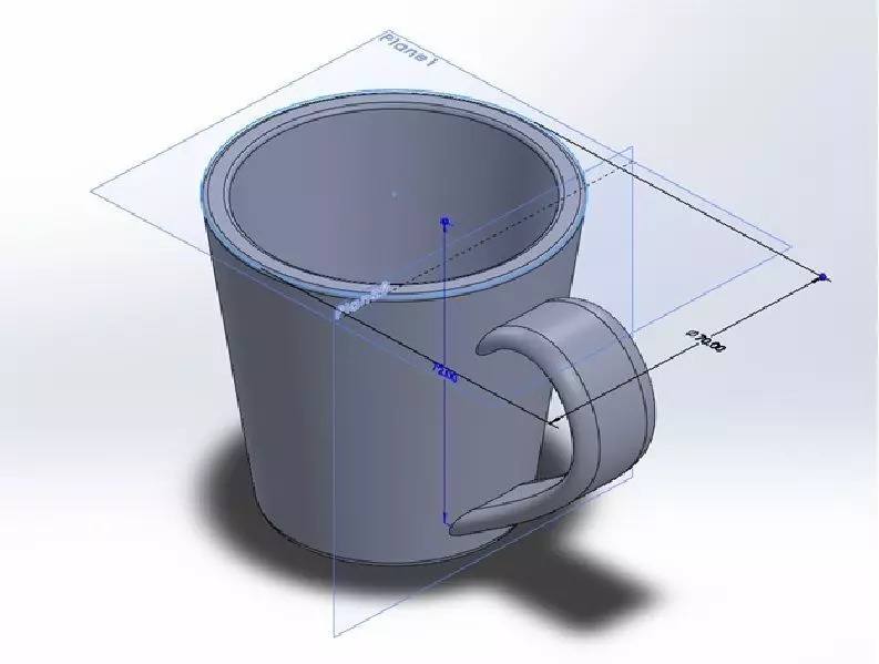 Regular Mug-Coffe Cup 3D print model_0