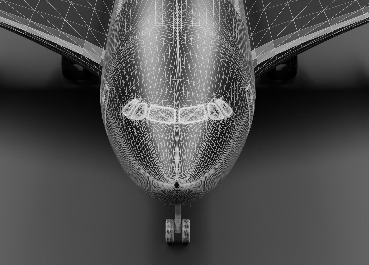 Airbus A380-800 with Lufthansa Livery 3D model 3D model_11