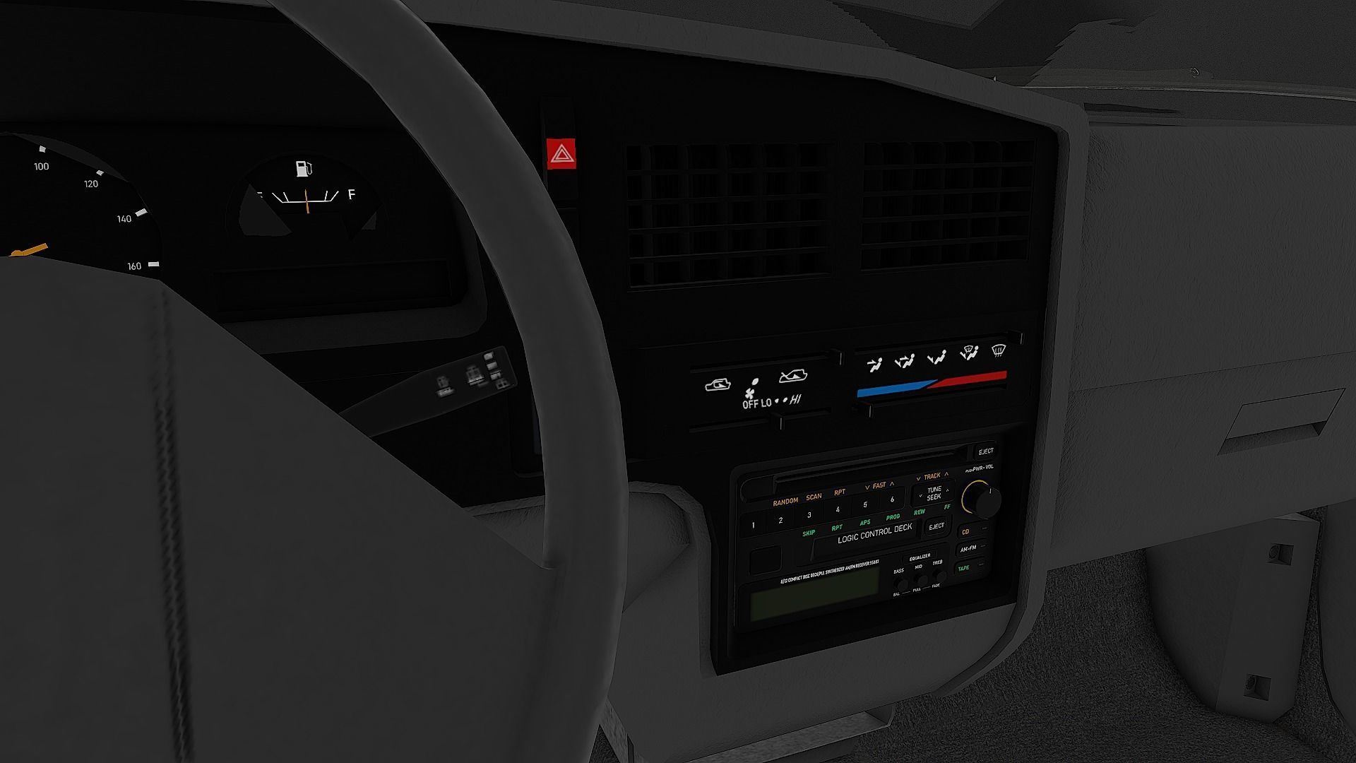 Toyota Hilux Ln106 1989 Low-poly 3D model_11