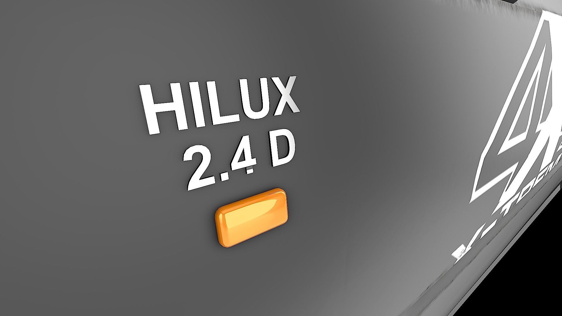 Toyota Hilux Ln106 1989 Low-poly 3D model_16