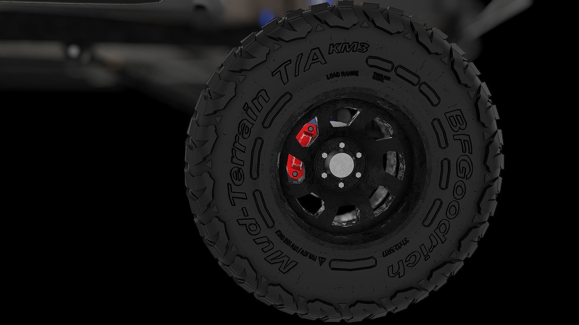 Toyota Hilux Ln106 1989 Low-poly 3D model_22