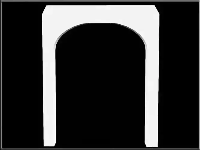 Segmental Arch 04 Low-poly 3D model