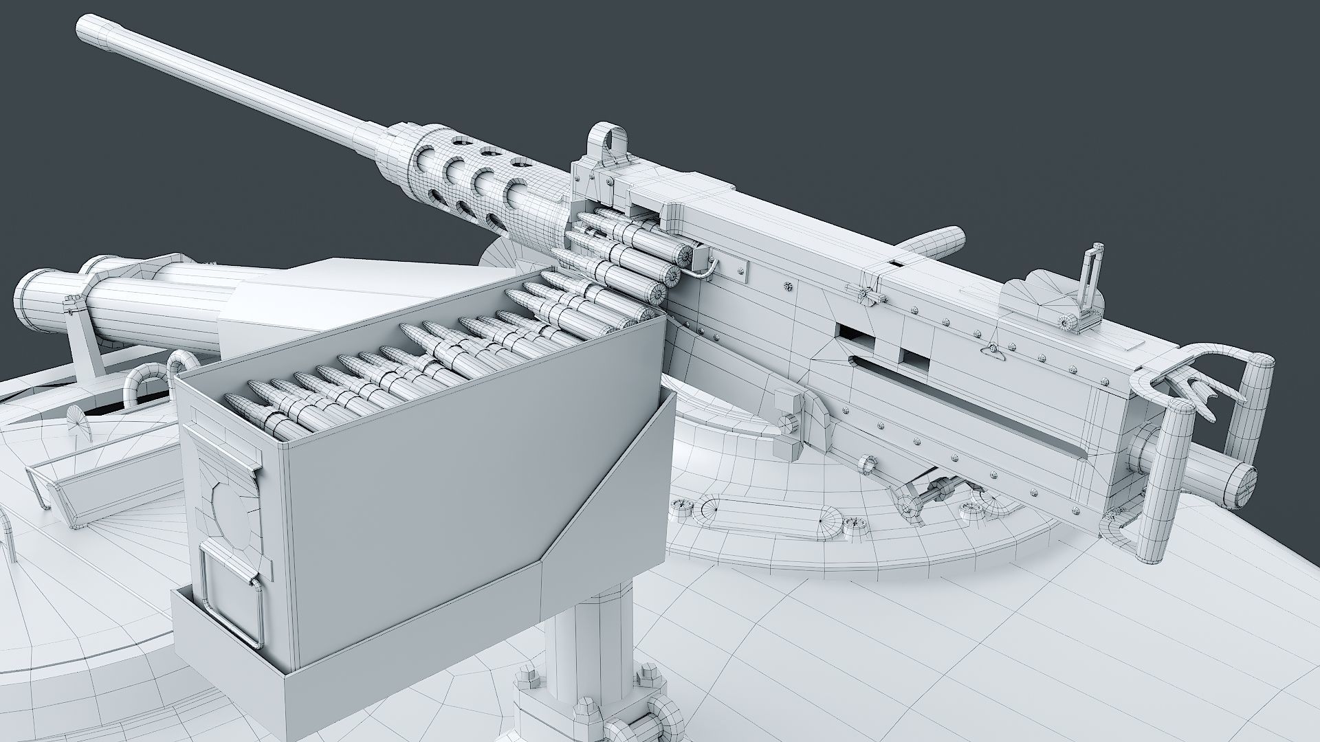 T26E1 Pershing Low-poly 3D model_30