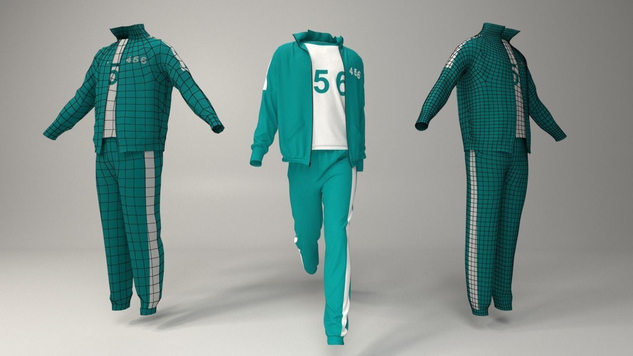 Squid Game Low-poly 3D model_3