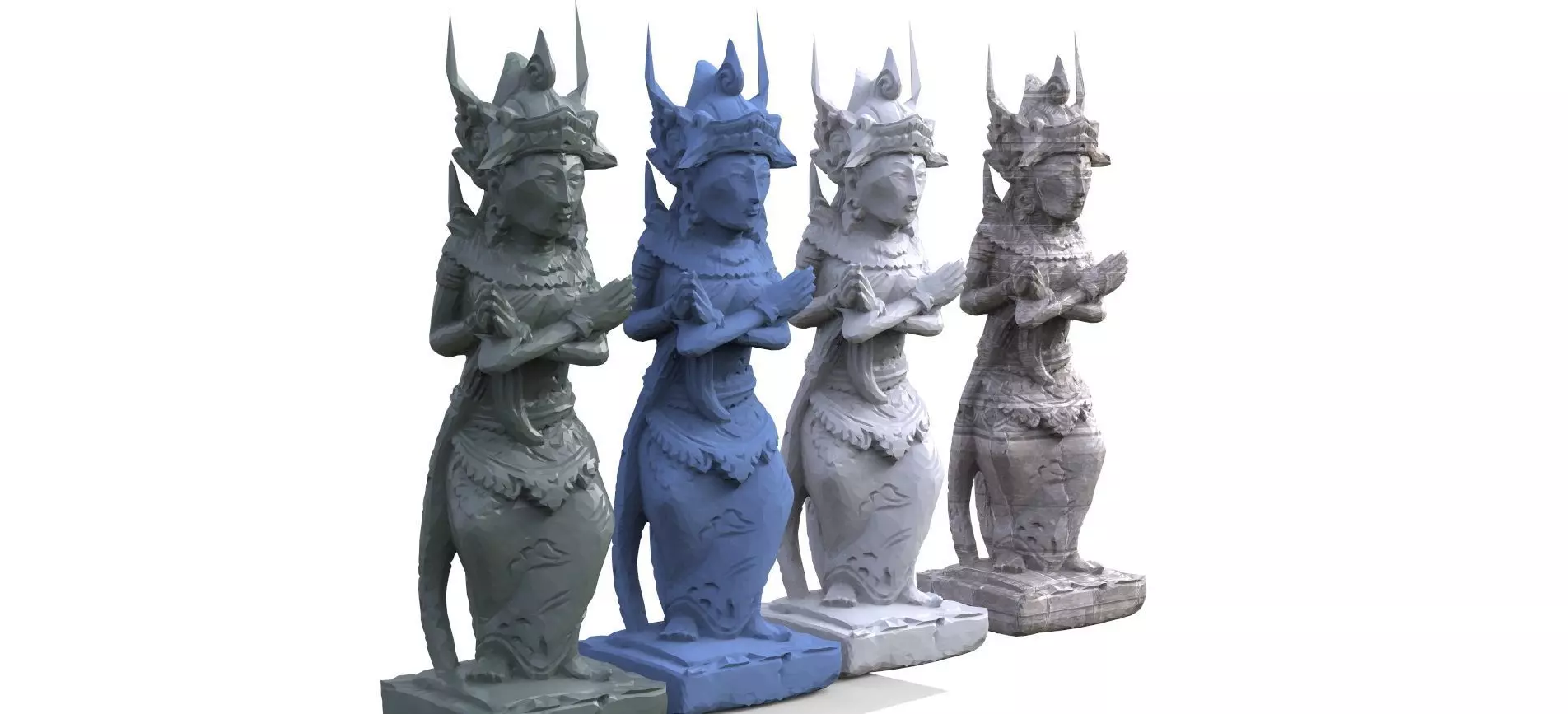 Tai ancient Statue 3D model