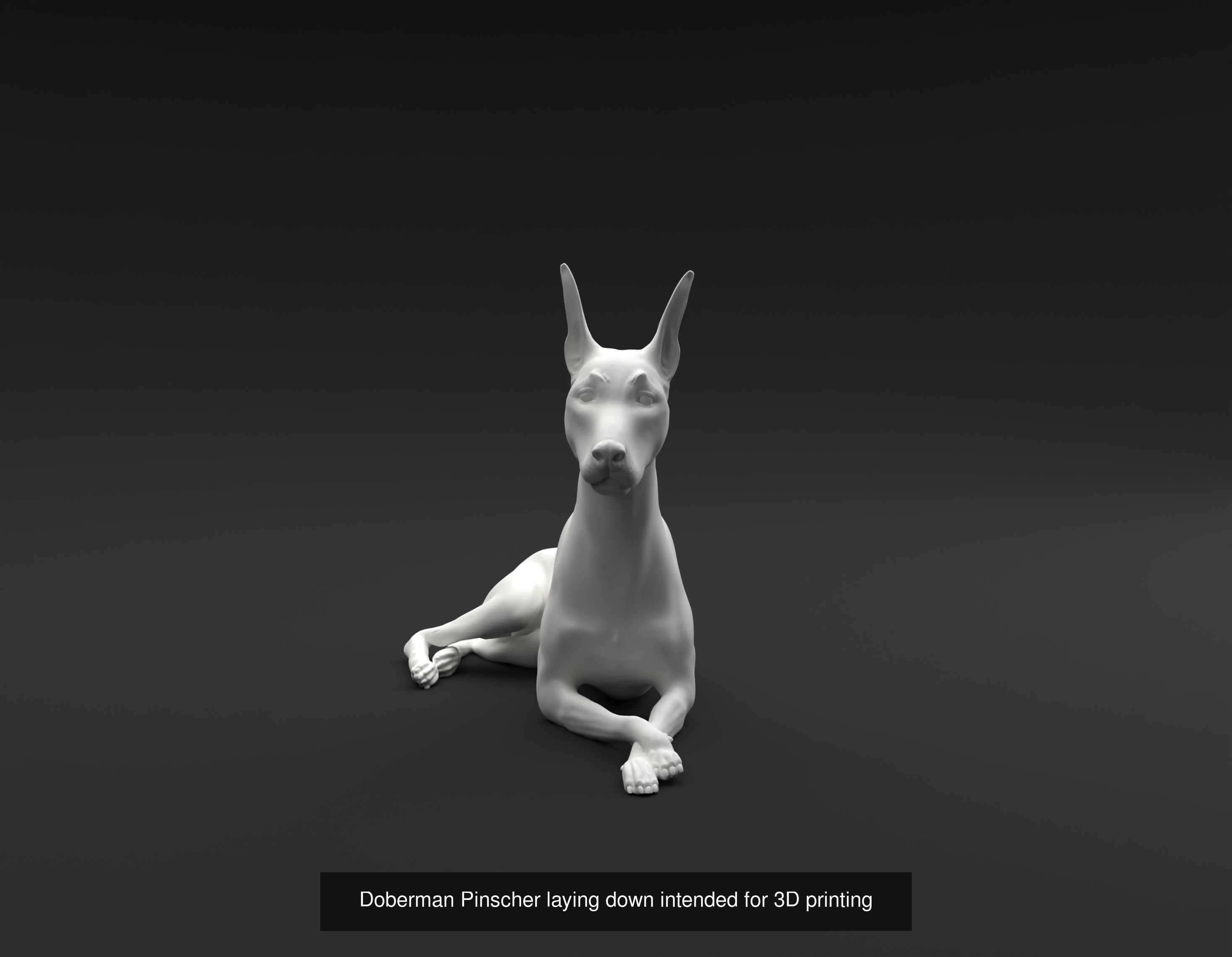 Doberman Pinscher collection intended for 3D printing _1