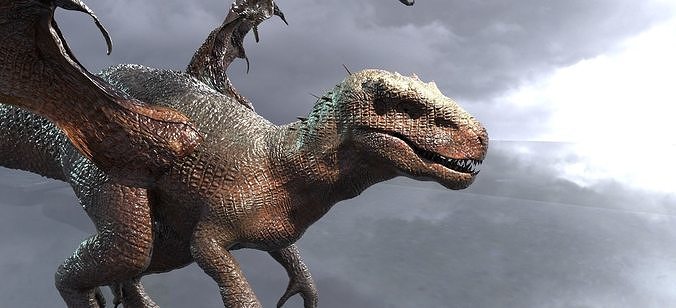 Ancient Jurassic Dragon 3D model