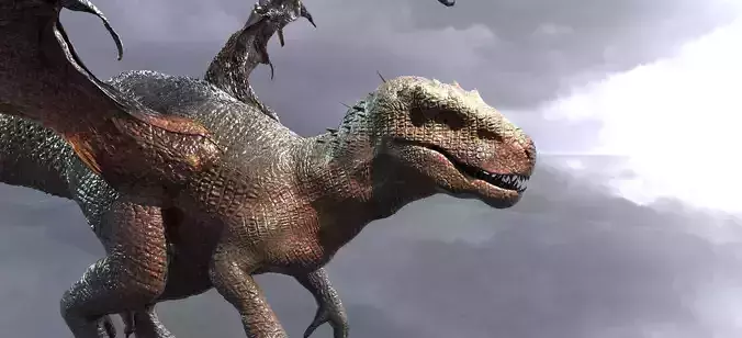 Ancient Jurassic Dragon 3D model