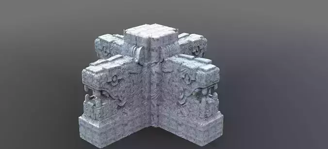 Mayan Dragon Statues 2
