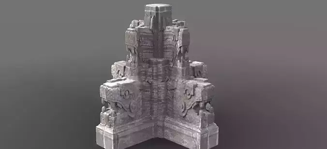 Mayan Dragon Statues 3 