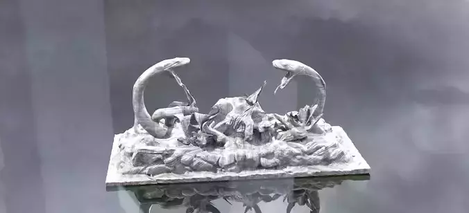 Ancient serpents Ground Model Stand 2 