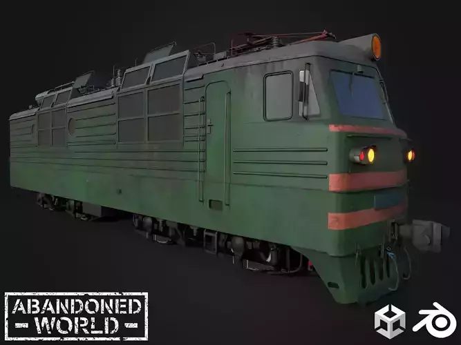 Soviet Electric Locomotive VL80T - 2021 Low-poly 3D model