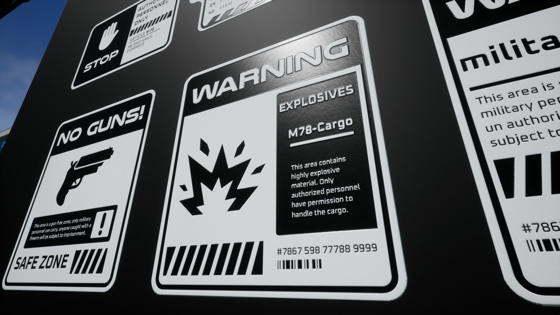 Modular Scifi Interior Spaceship Environment UE4 Low-poly 3D model_41