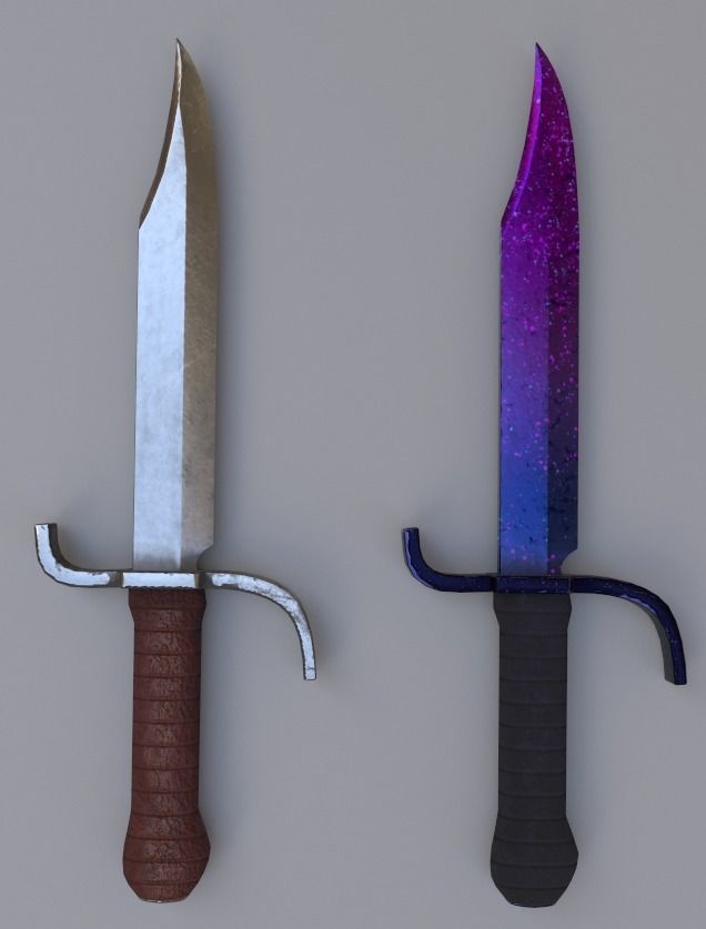 Medieval Fantasy Swords Low-poly 3D model_8