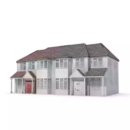 Two Story House 3D model