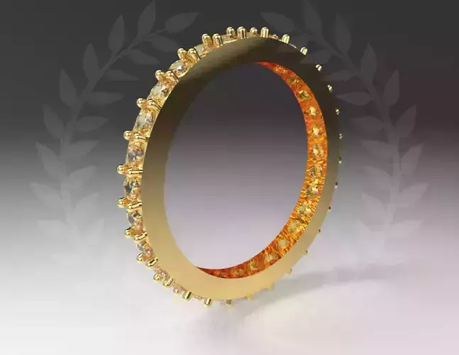 Infinity Ring Brilliant Stone