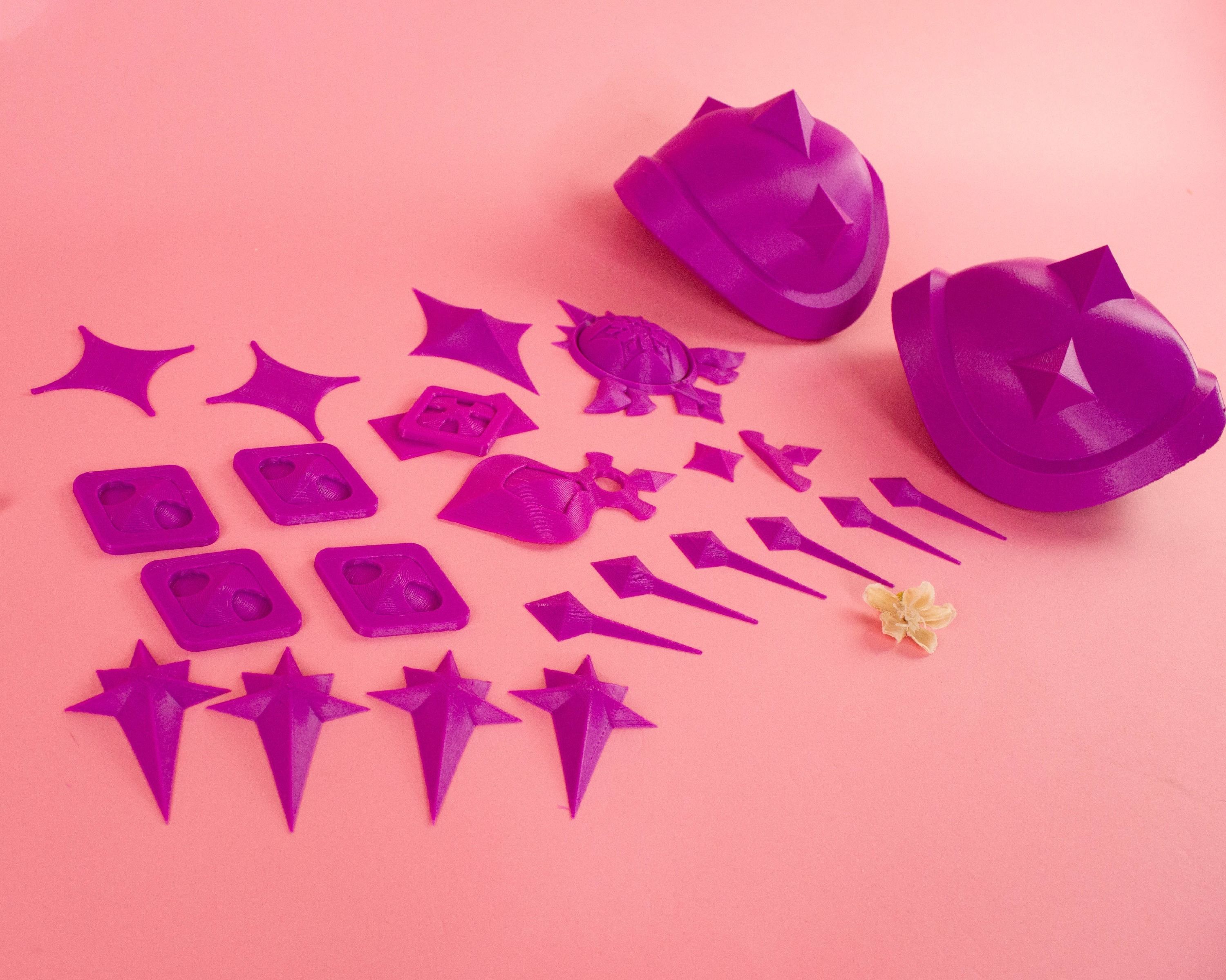 Genshin Impact Kaeya Cosplay Accessories 3D Model STL File 3D print model_3