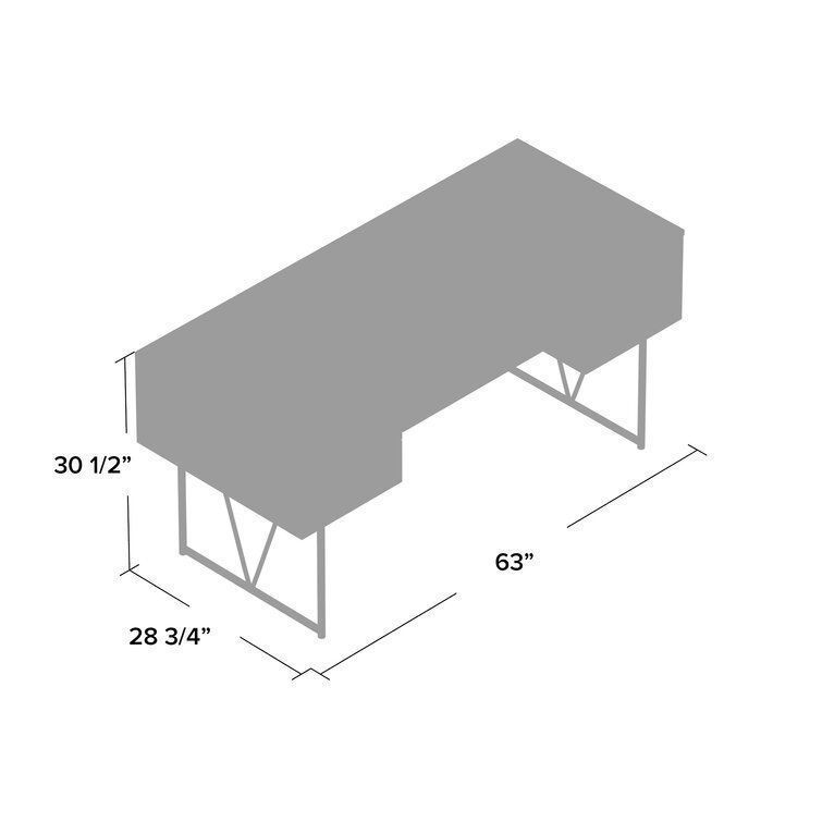 Fallon Pc Office Game Desk Reading Table 3D model_8