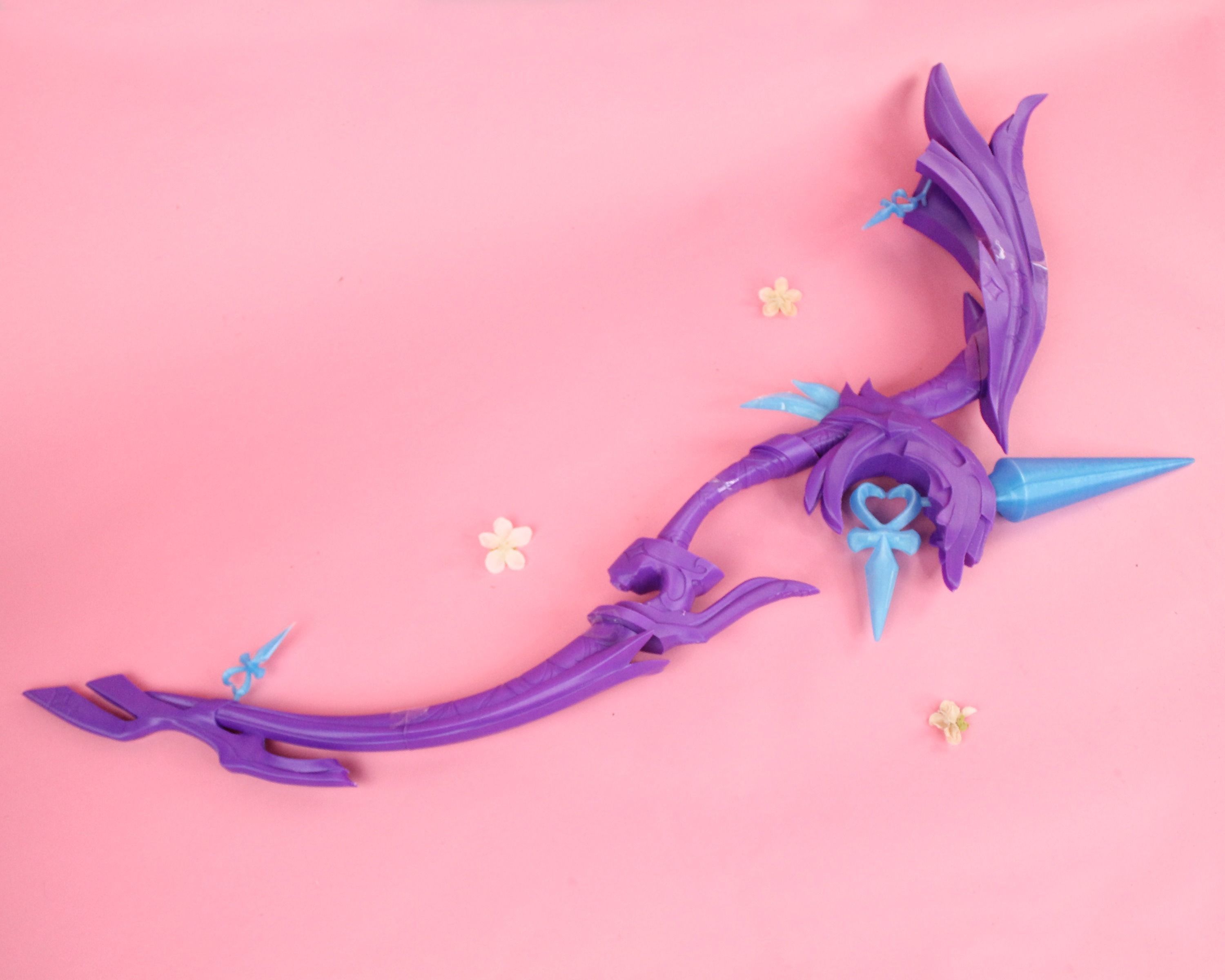 Genshin Impact Amos Bow Ganyu Cosplay Bow LED 3D print model_6