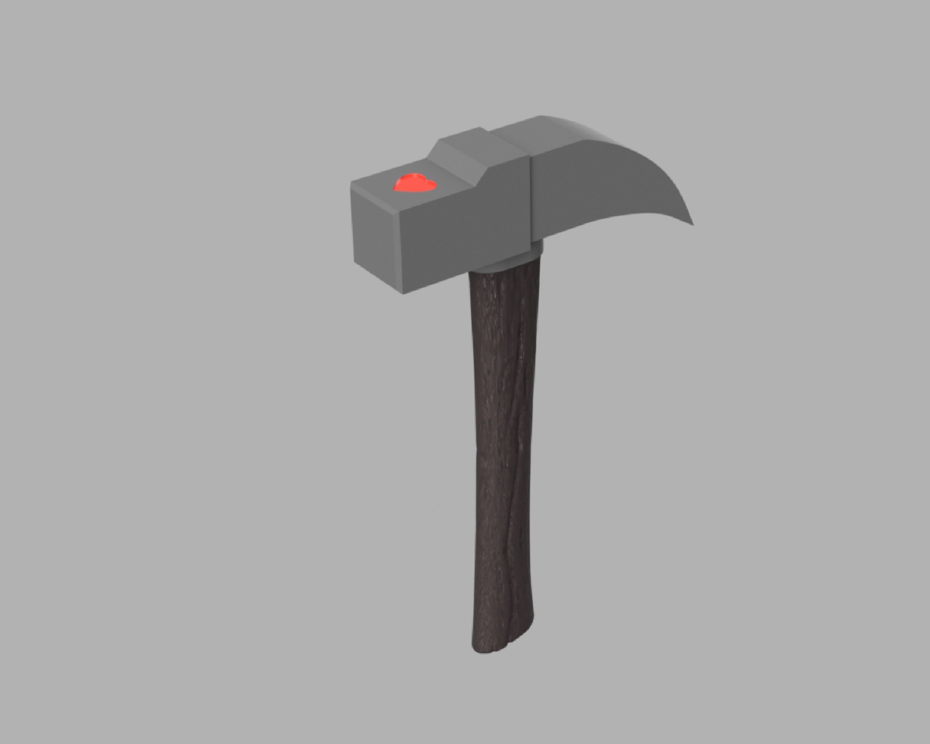 Jujutsu Kaisen JJK Nobara Kugisaki Hammer 3D Model STL File 3D print model_1