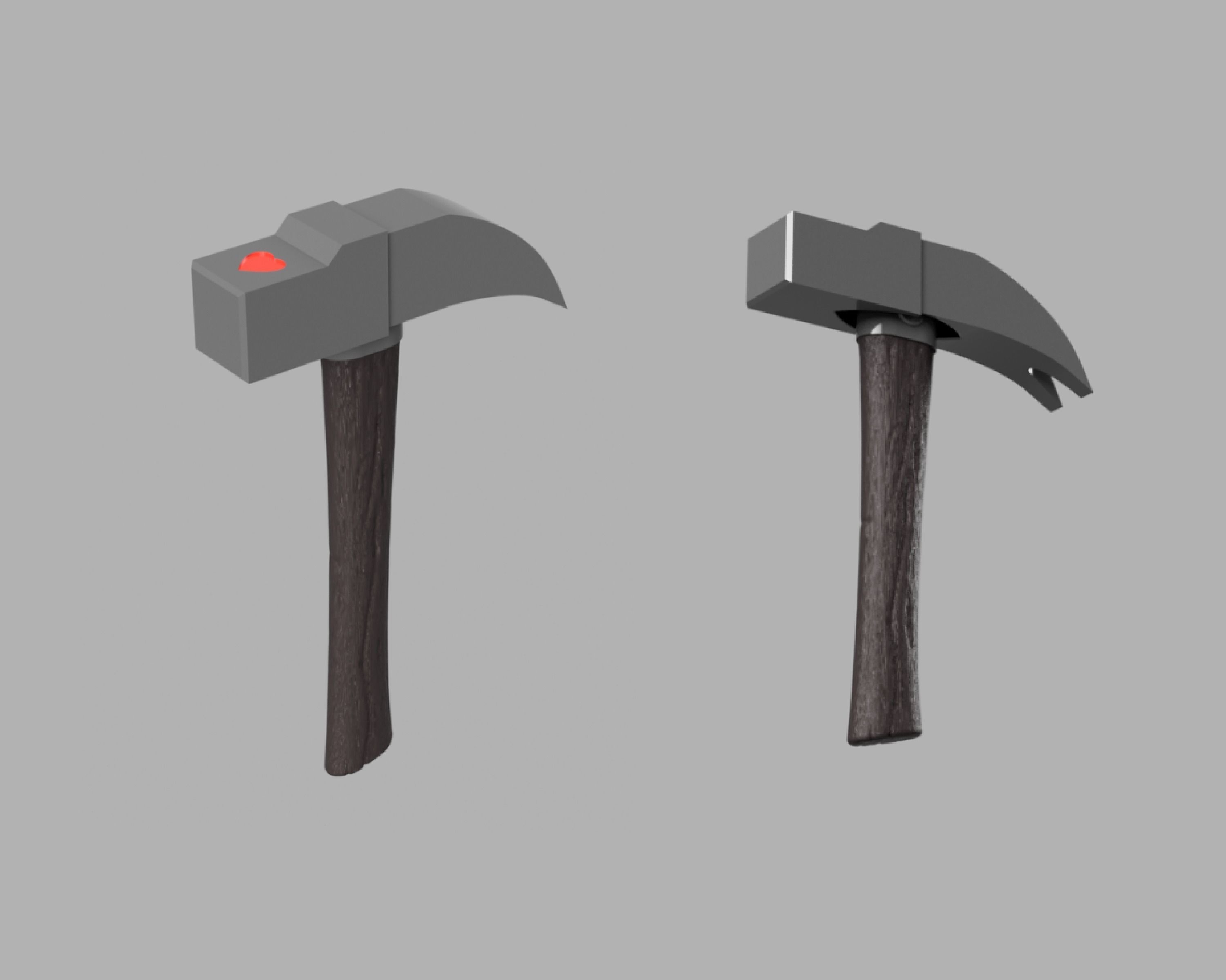 Jujutsu Kaisen JJK Nobara Kugisaki Hammer 3D Model STL File 3D print model_3