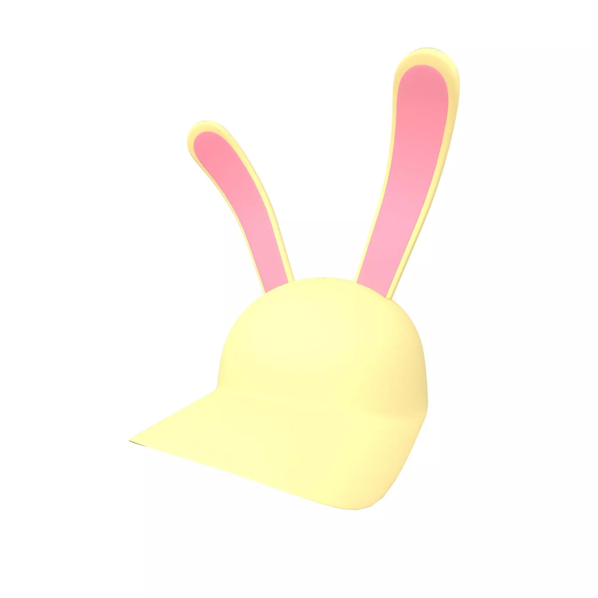 Rabbit Cap V1 003 Low-poly 3D model_0
