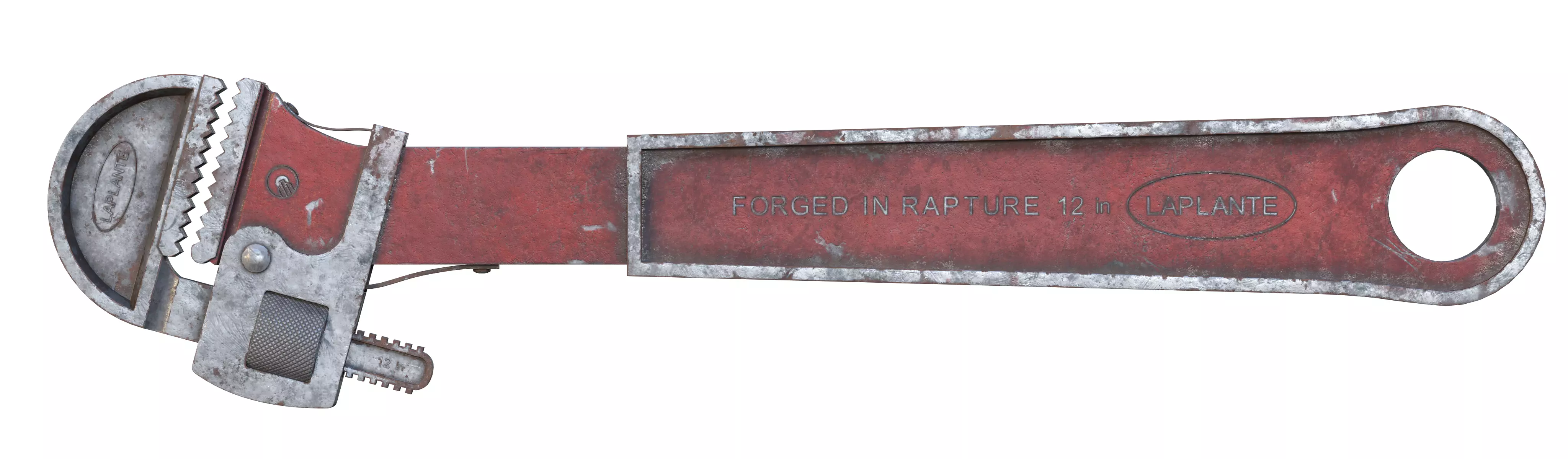 Bioshock wrench Low-poly 3D model_0