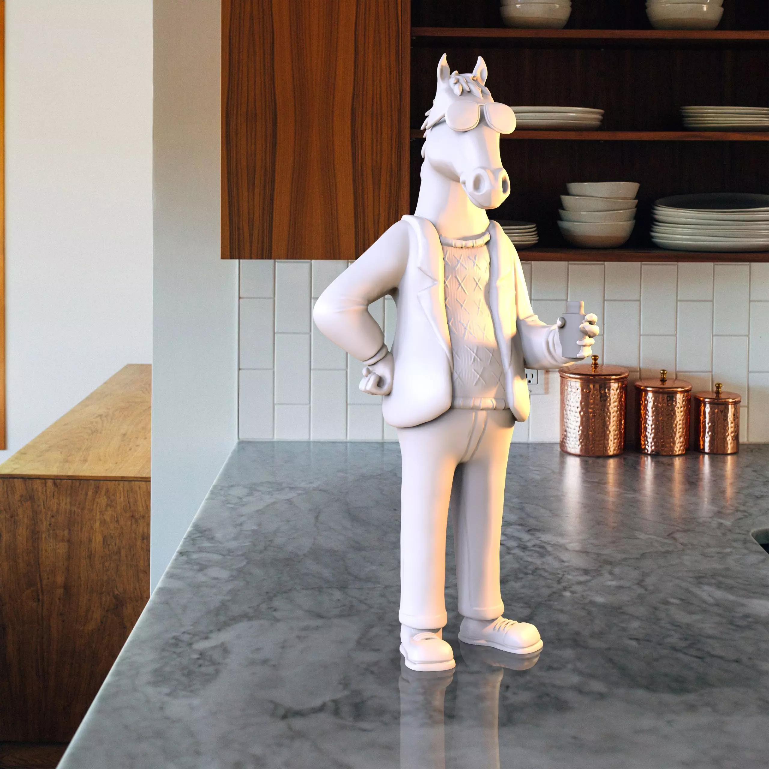 Bojack the horseman 3D print model