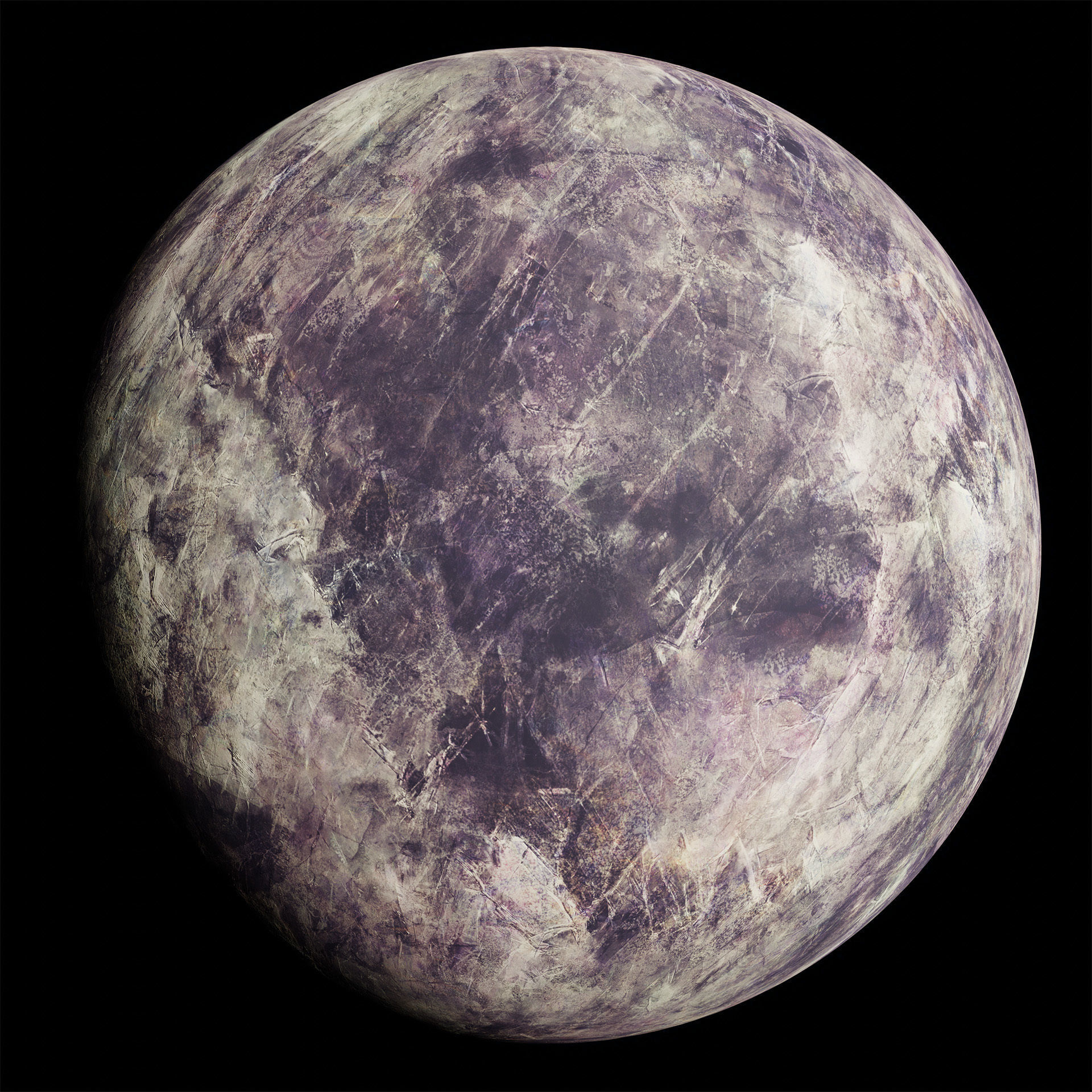 Moon 00B 12K 3D model_4
