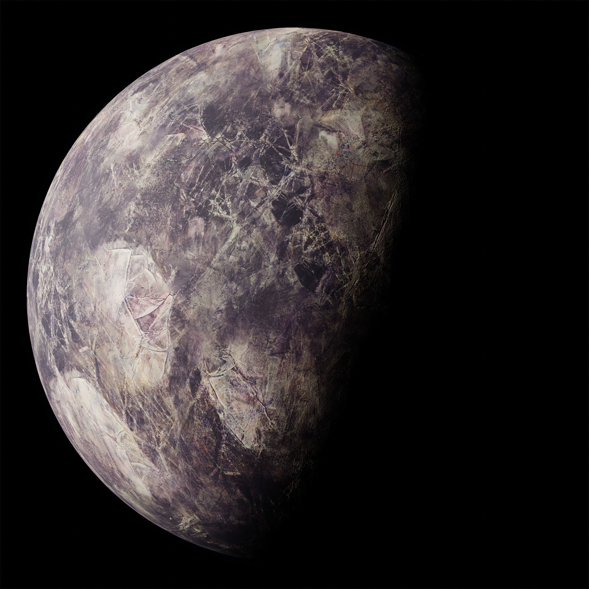 Moon 00B 12K 3D model_5