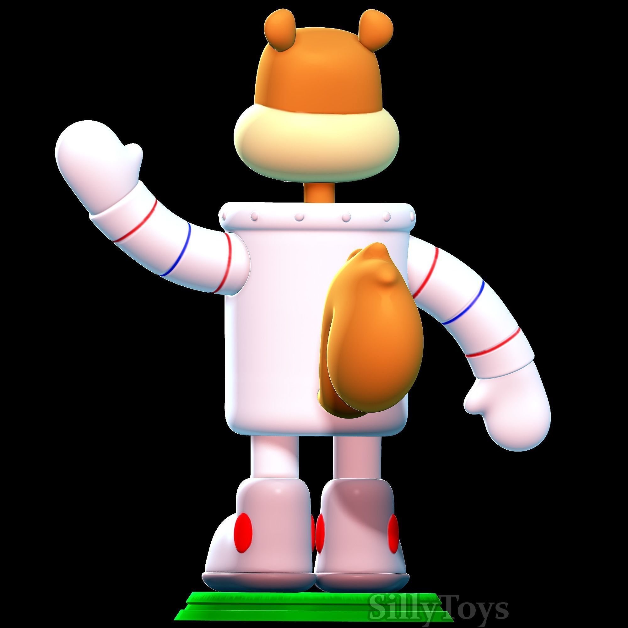 Sandy Cheeks  SpongeBob SquarePants 3D print model_3